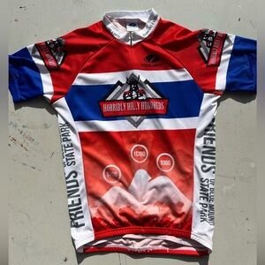 Men’s Voler Jersey Multicolor Short Sleeve Cycling M 3/4 Zip Pocket Racing Road